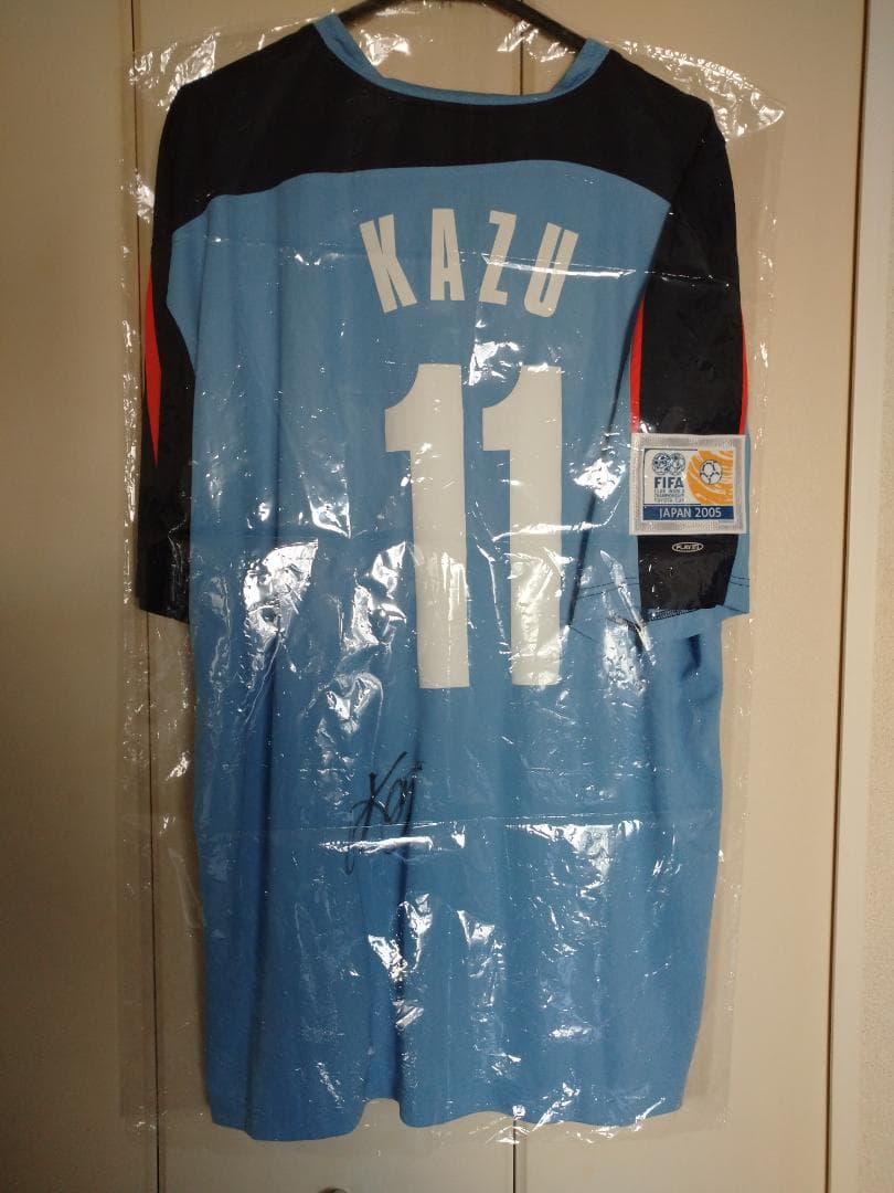 日本代表横浜FC ポルトガル三浦知良シドニーFCパッチ付き