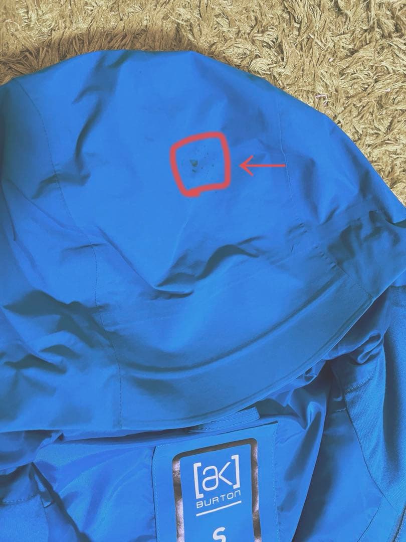 Burton ak スノーボードジャケット サイズS 青