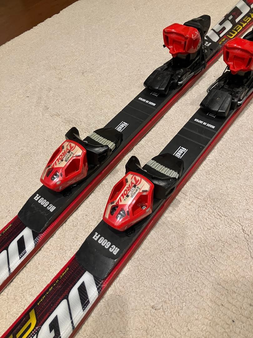 オガサカ　TC-SG 165cm スキー板 プレートRC 600 FL