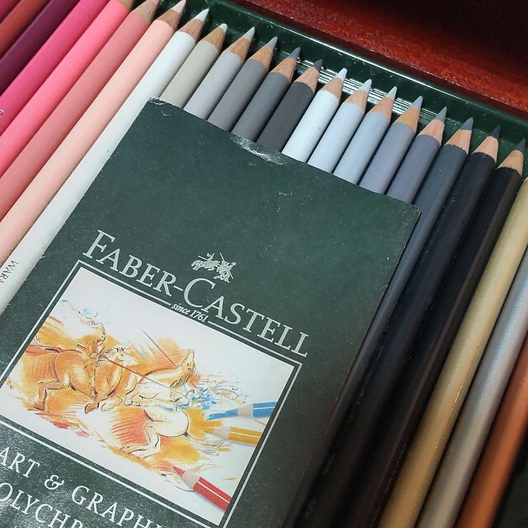 ほぼ未使用♡訳あり♡FABER-CASTELL♡色鉛筆♡100色♡木箱