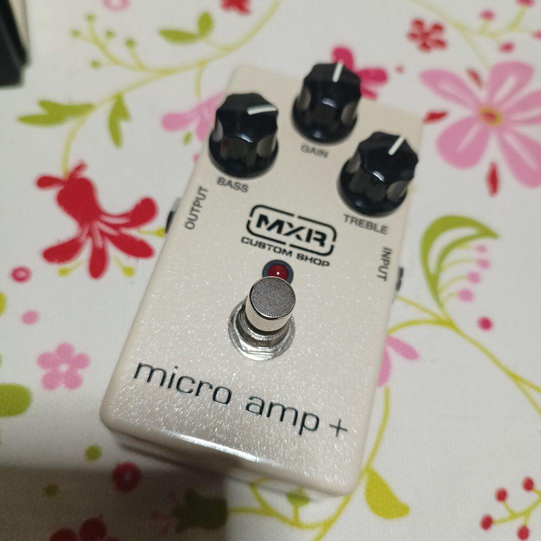 MXR Custom Shop micro amp + ブースター プリアンプ