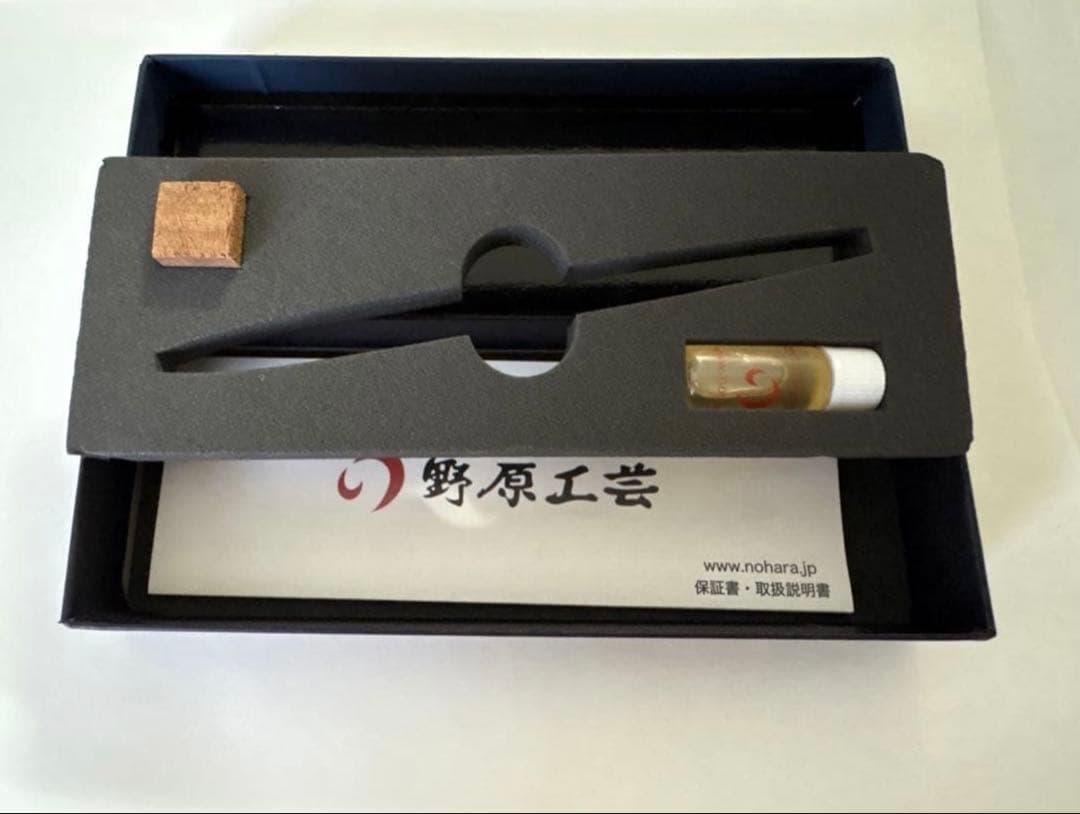 値下げ交渉可能‼️ 野原工芸 サペリ杢 ボールペン 付属品完備
