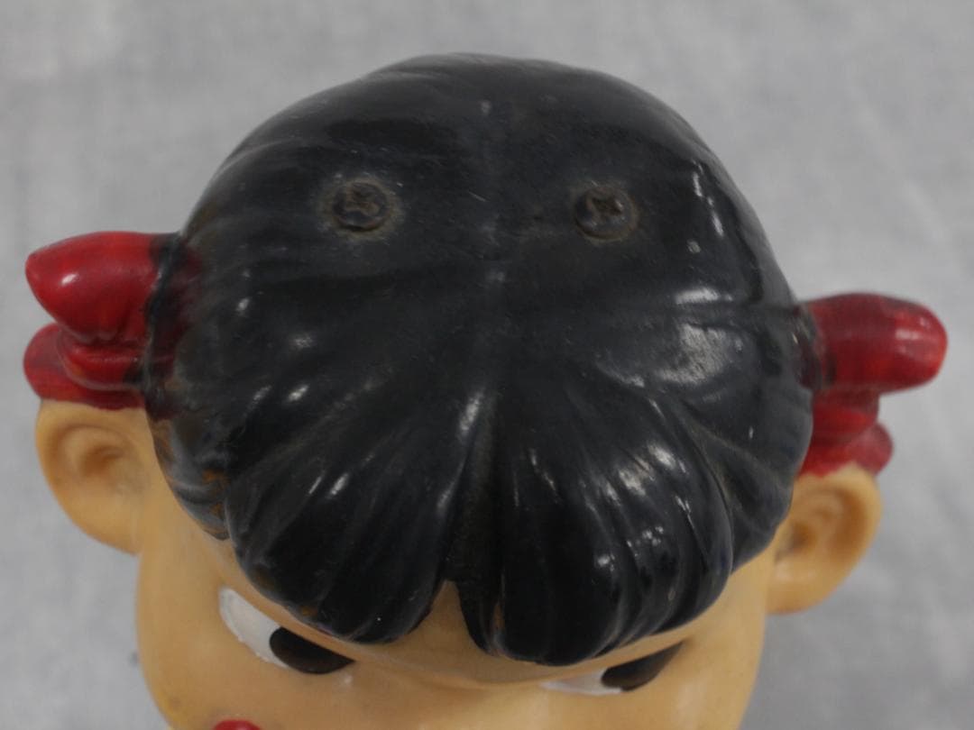 ▲不二家 ペコちゃん 首振り人形 昭和レトロ ヴィンテージ品