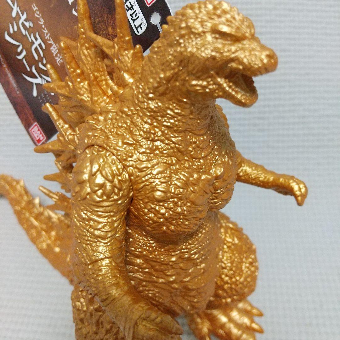 豪華！限定ゴジラ-1.0〈ゴールド・シルバー・富士山〉ソフビ
