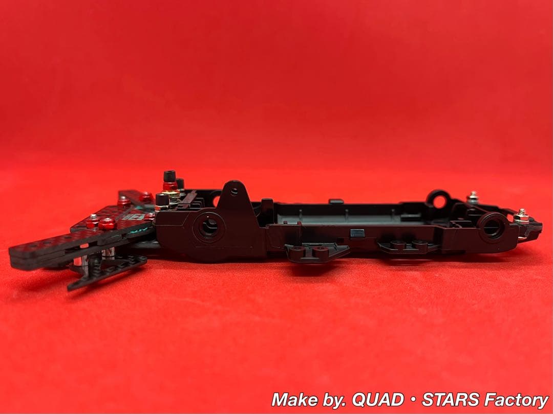 【ミニ四駆・VZシャーシ用】1軸リヤアンカー　J-CUP2022／カーボン