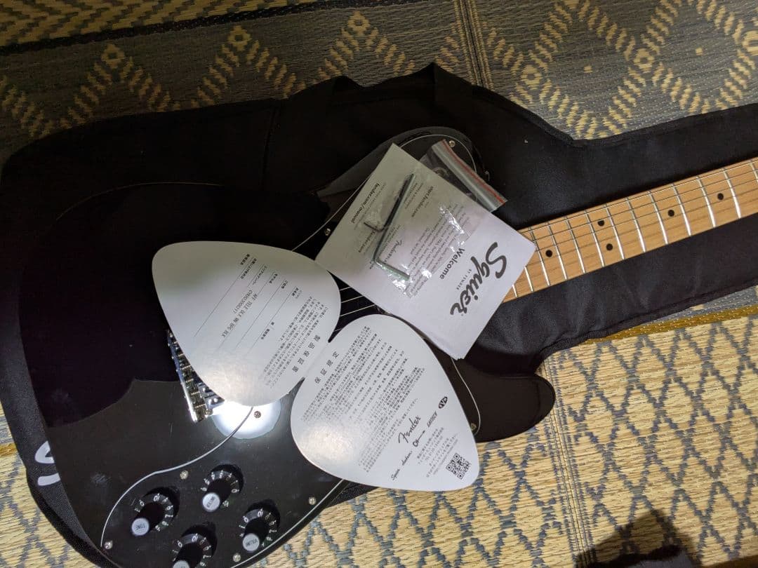 Squier by fender telecaster deluxe　black