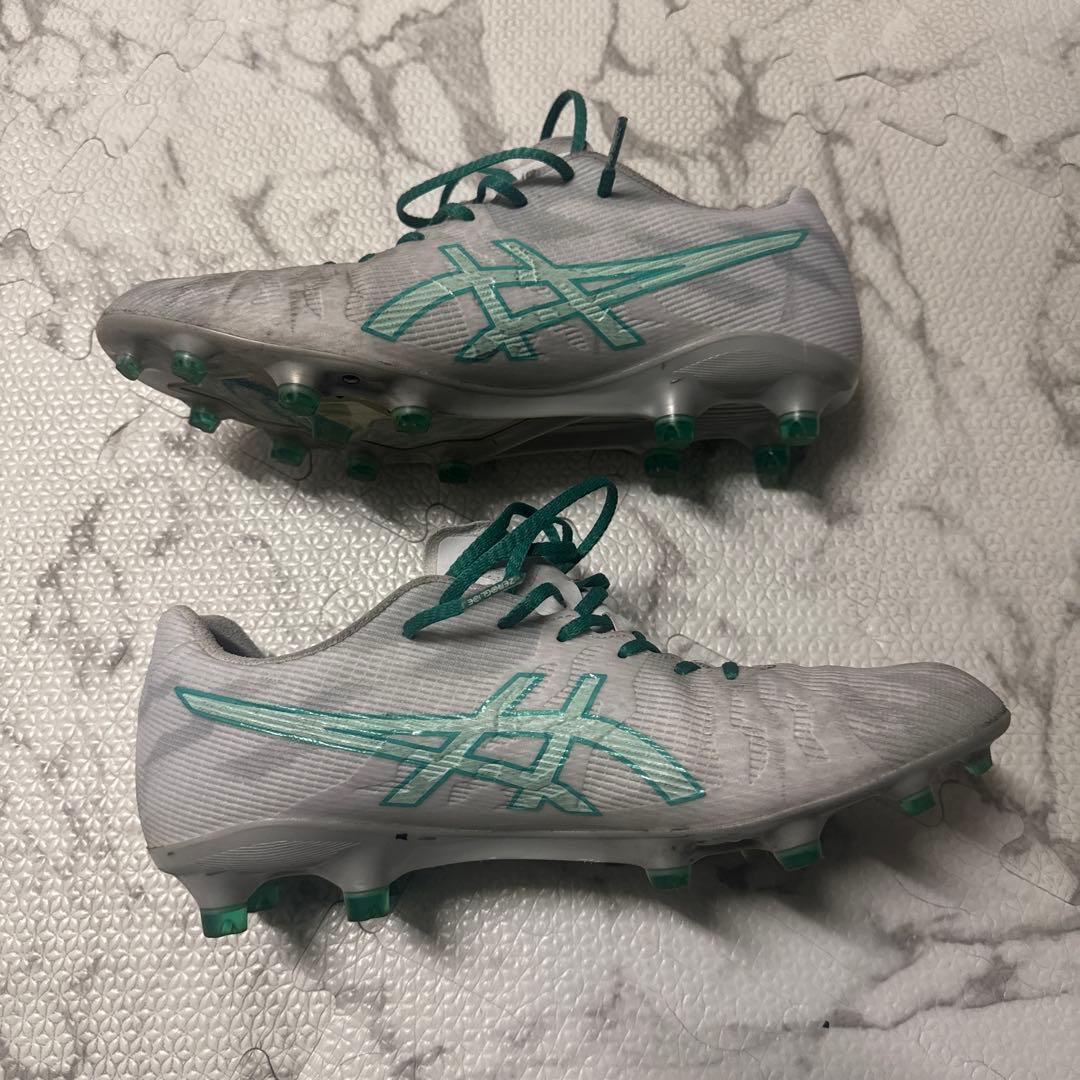 ASICS SUPERFLY ホワイト/グリーン スパイク