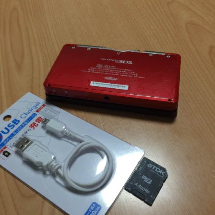 即購入ok 3ds 本体 レッド 【美品】送料無料