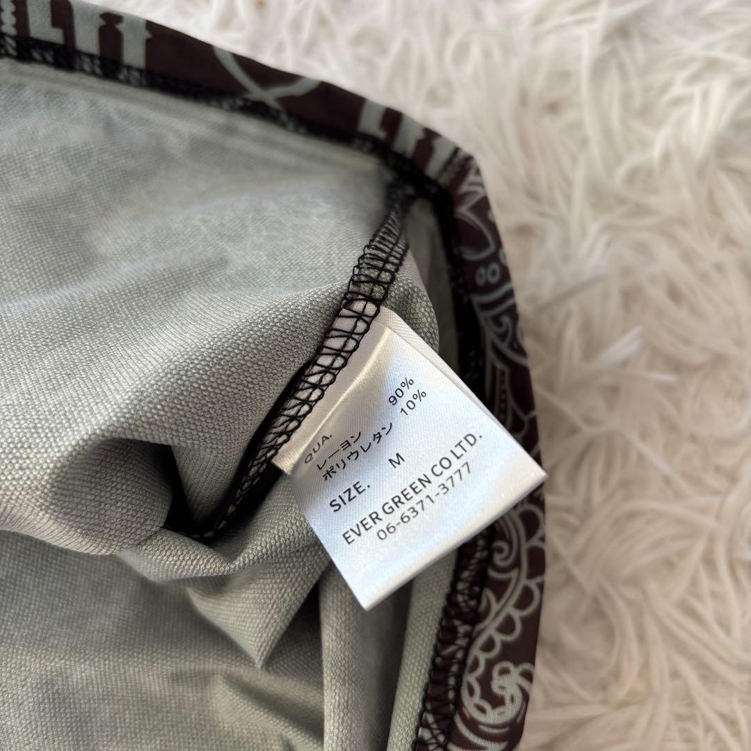 DIVINER golf セットアップ ペイズリー バンダナ モックネック