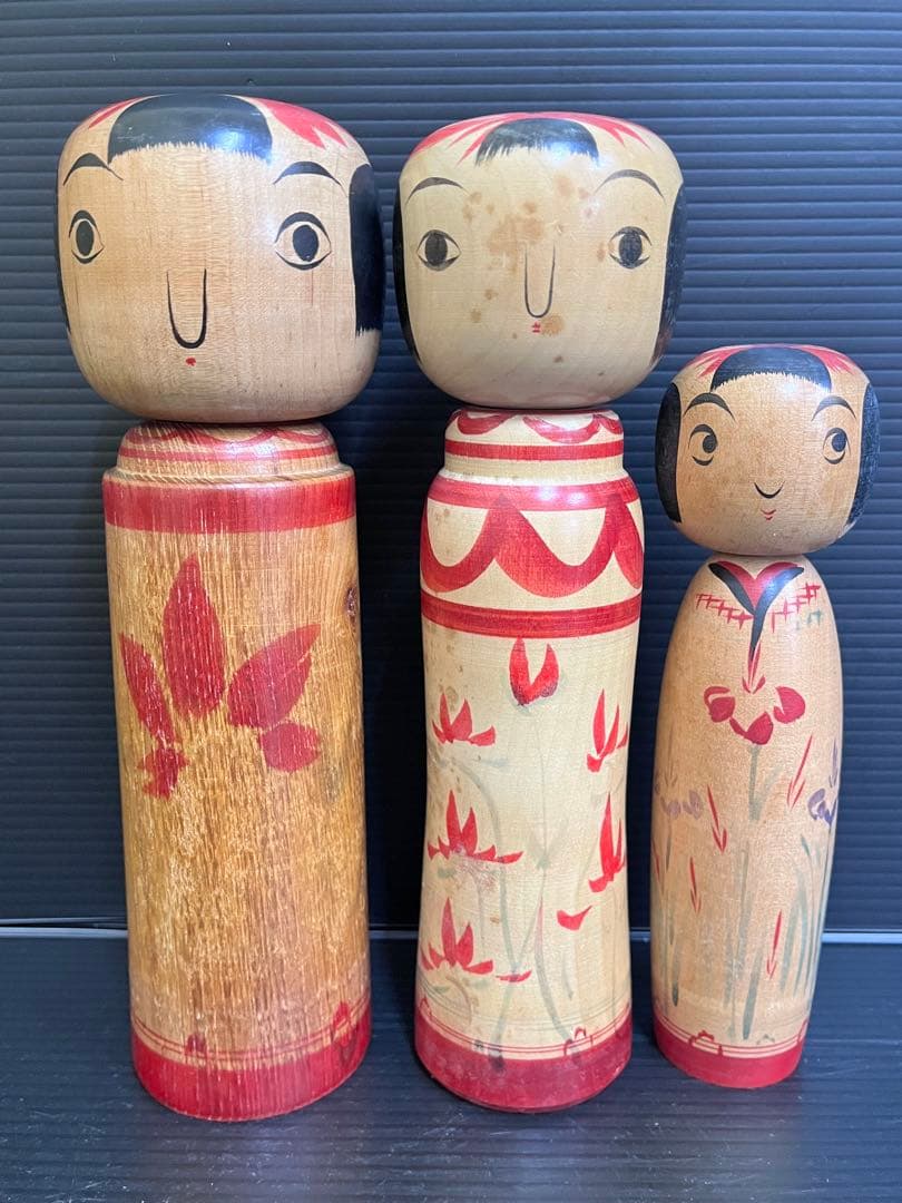 C827 こけし　阿部進矢　阿部常吉　創作こけし　日本伝統こけし　日本人形