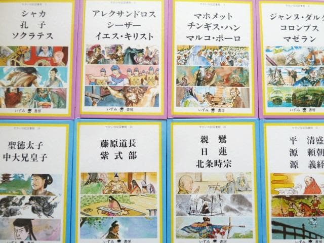 新品・せかい伝記図書館全36巻＋人名辞典２巻＋索引　B410