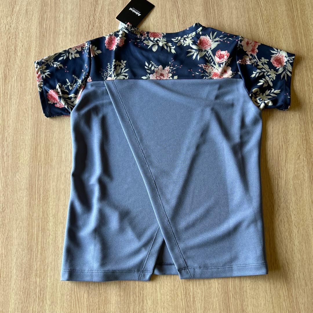 カネ様　レディーステニスウエア ゲームシャツスコートセットアップ　L