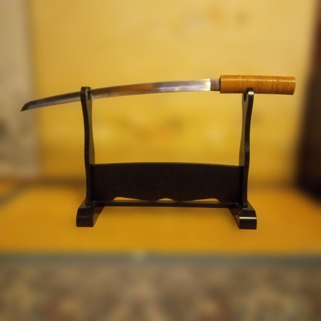 模造刀　丸茶竹鞘　仕込み刀