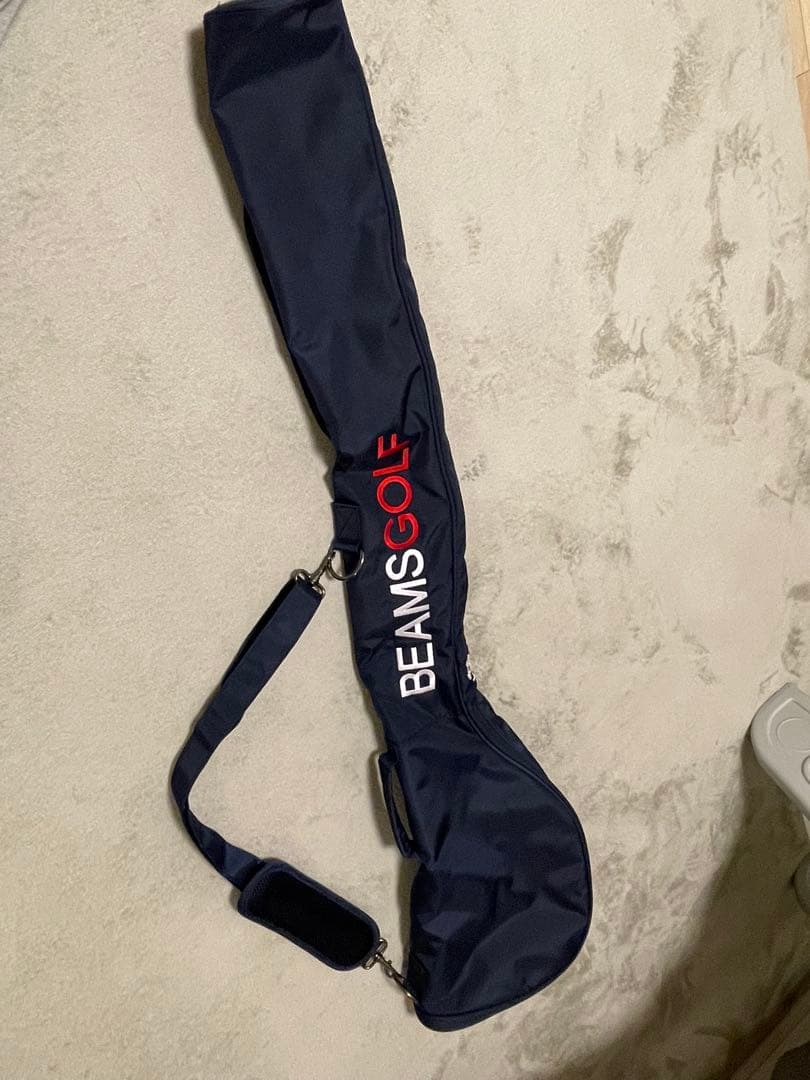 BEAMS GOLF キャディバッグ ネイビー