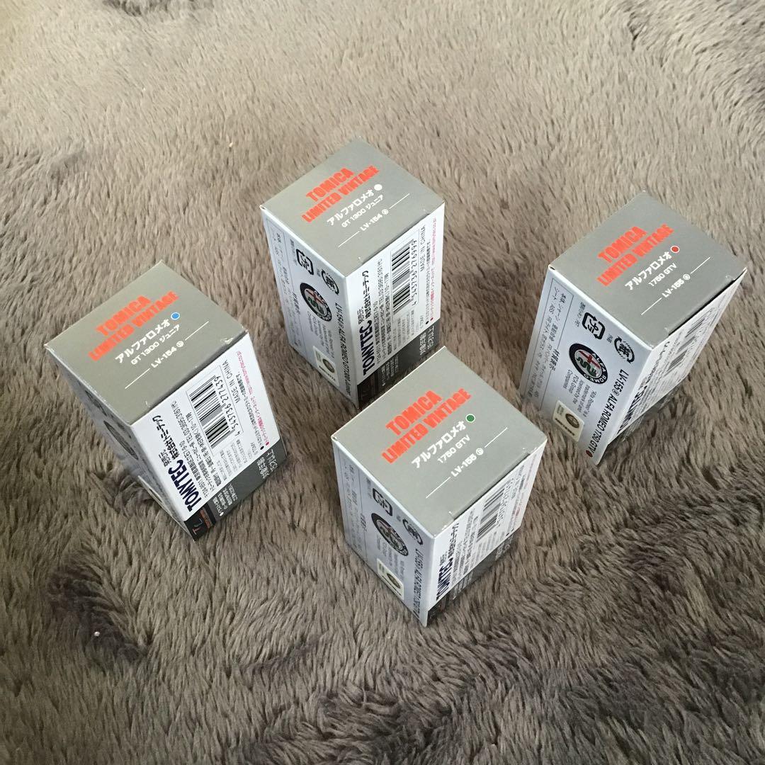 TOMYTEC LIMITED VINTAGEアルファロメオ ミニカー 4台