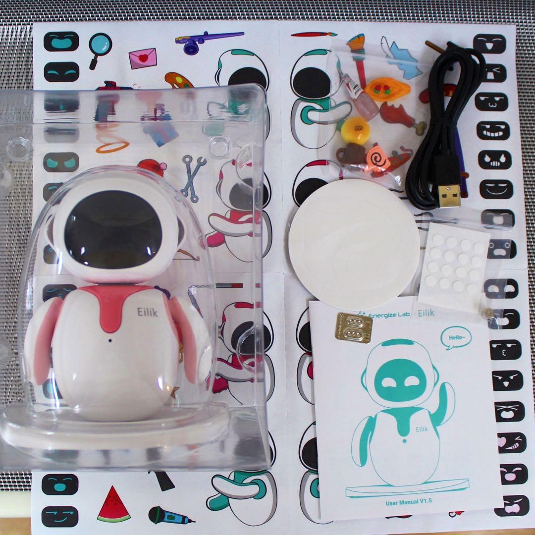 卓上コンパニオンロボットEilikアイリック ピンク＆ブルー 2体セット・正規品