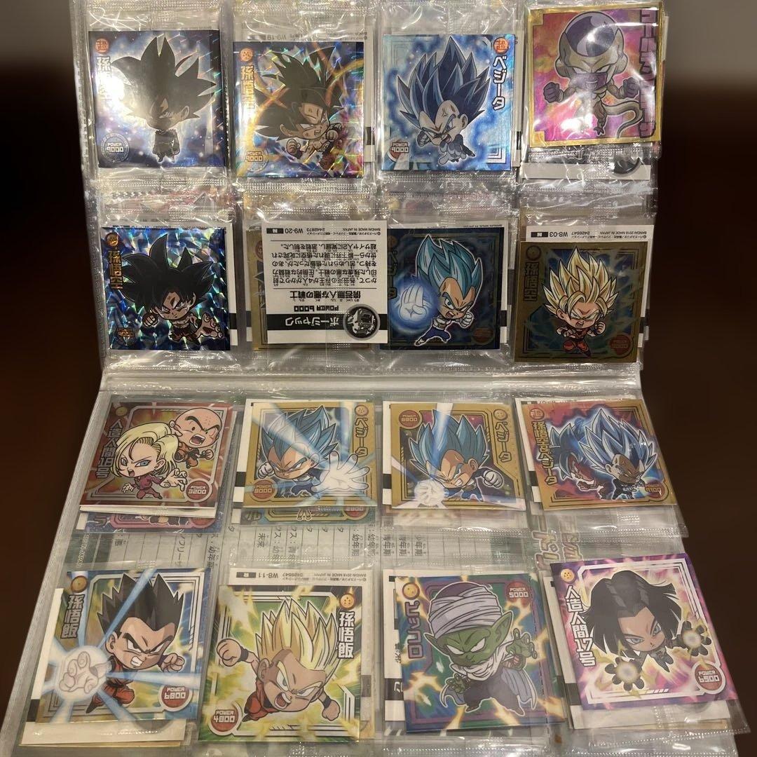 ドラゴンボール シールウエハース＋ファイル　W4-06 W4-19 SGR