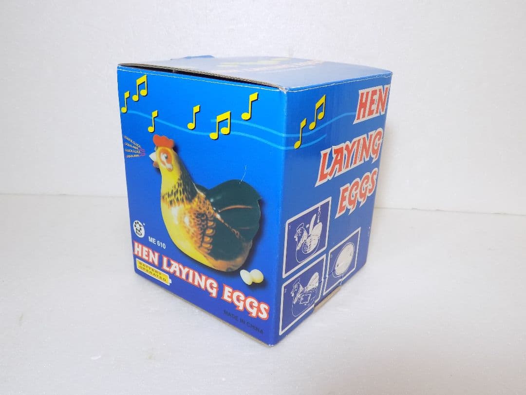 QSH 　ブリキ 電動 　【HEN LAYING EGGS 】　動作品