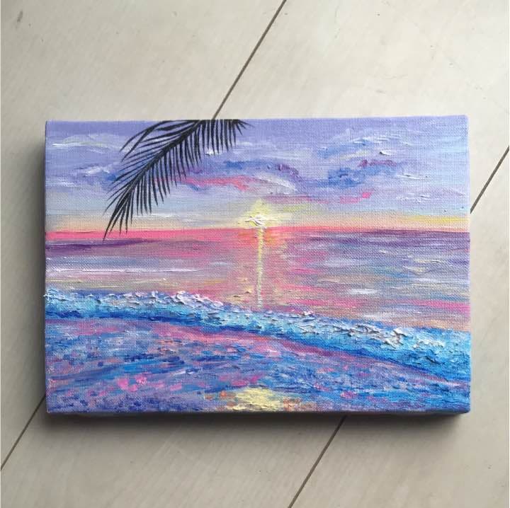 絵♡オーダー♡アート♡海の絵♡ロンハーマン♡tcss♡インテリア♡