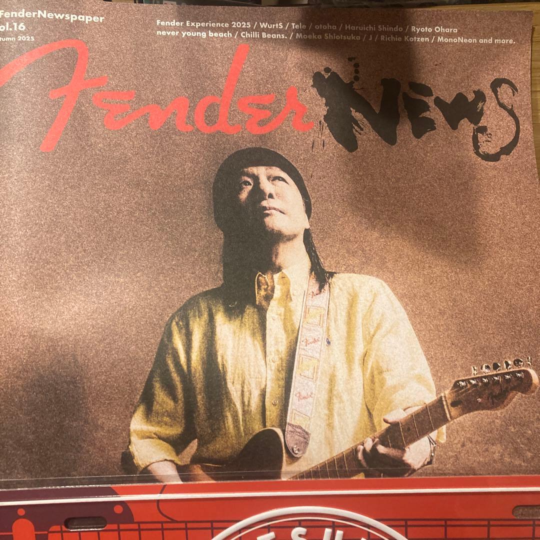 山下達郎 2025.12.22.23大阪 ご当地プレート fender news