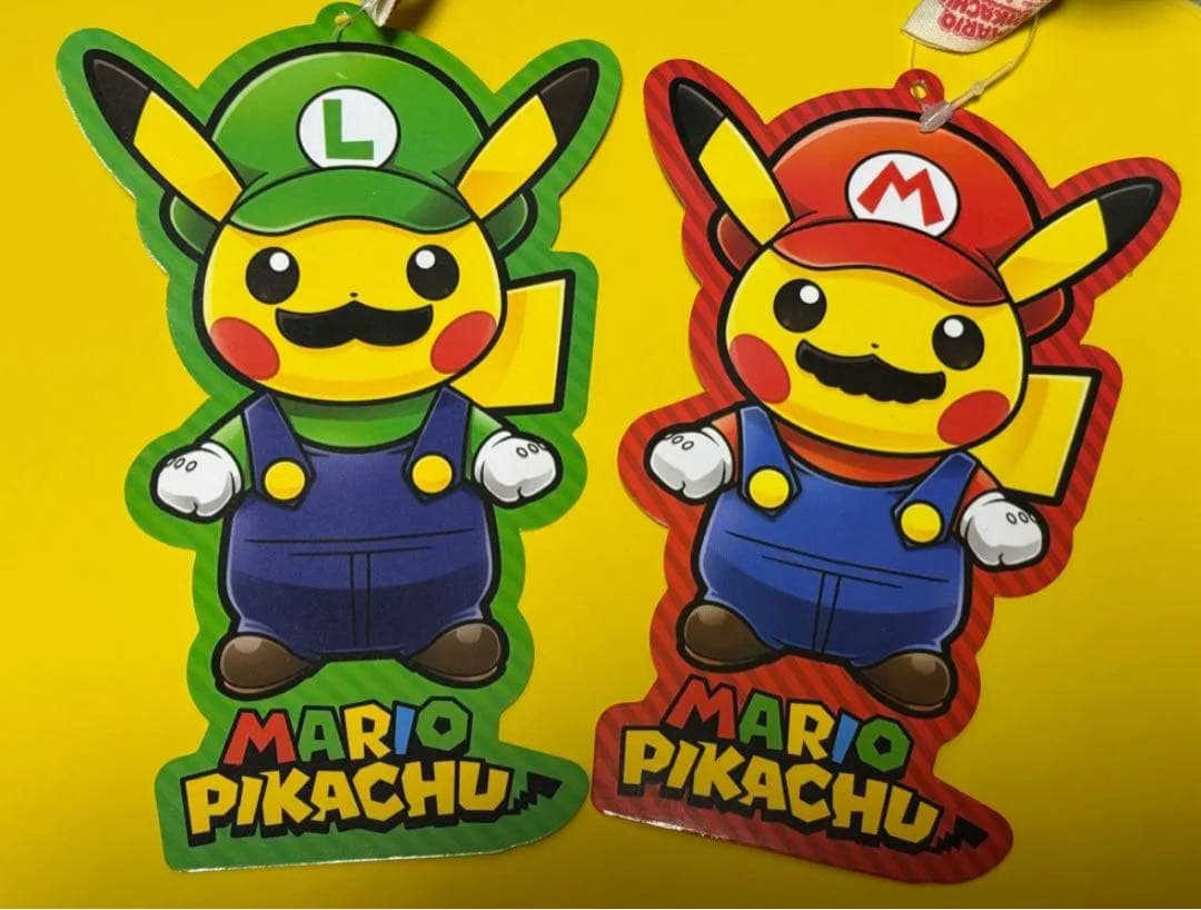 Futabatoマリオピカチュウ　ルイージピカチュウ　ぬいぐるみ