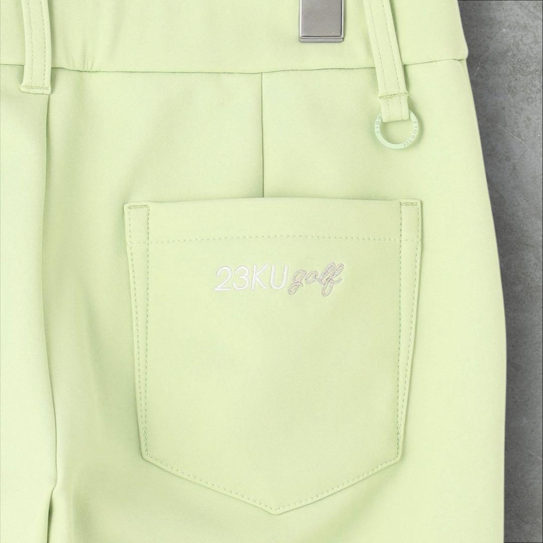 【新品未使用】23区ゴルフ LL 冬の暖かボトム ボンディング テーパードパンツ