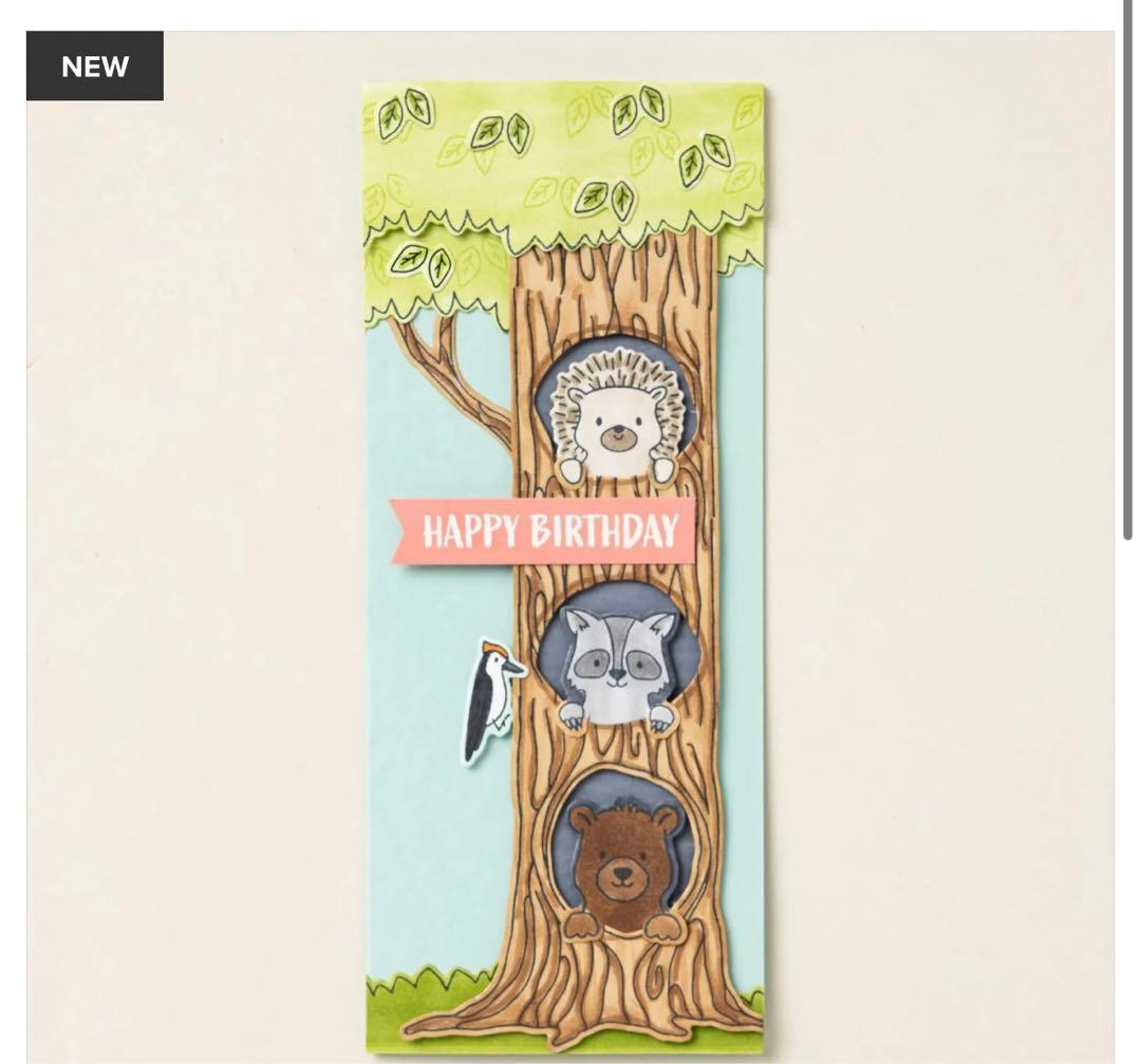 お値下♡未使用⭐︎新作可愛い動物達のスタンプ&ダイ　スタンピンアップ