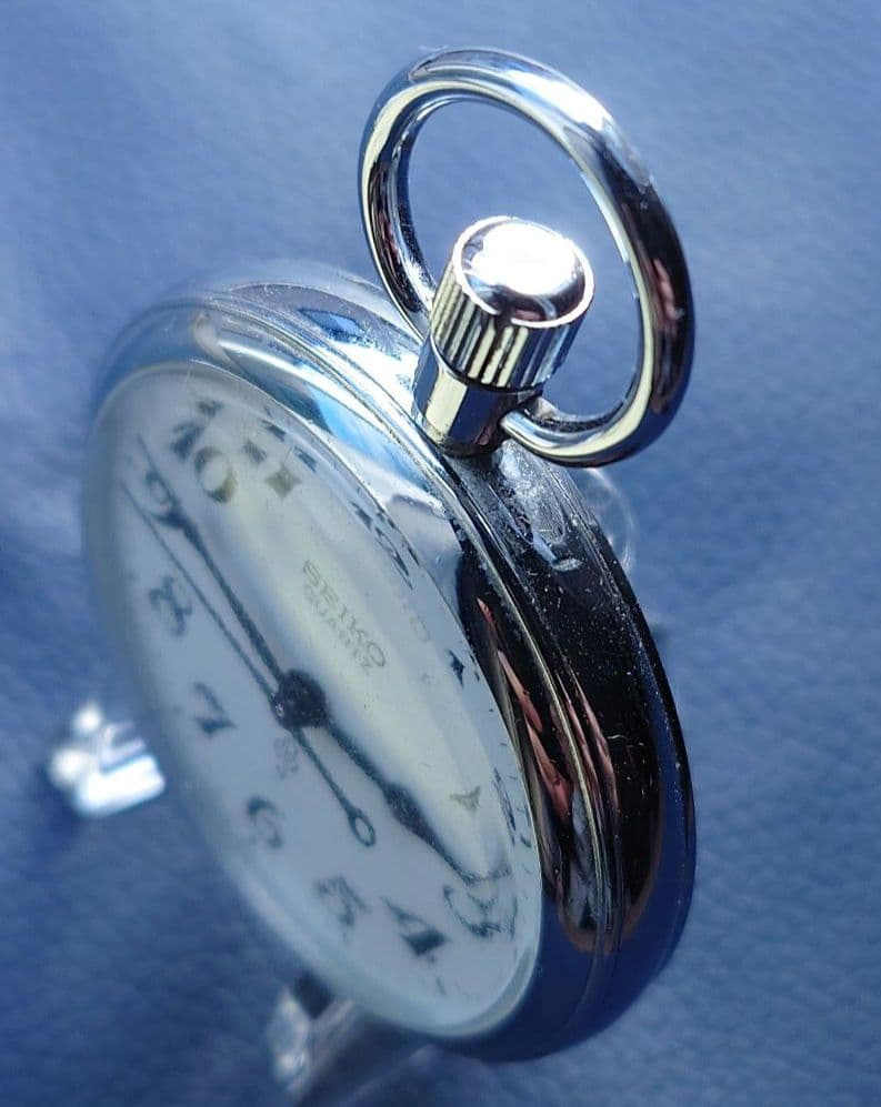 【希少・稼働】宇都宮駅100周年刻印あり SEIKO クオーツ鉄道懐中時計 国鉄