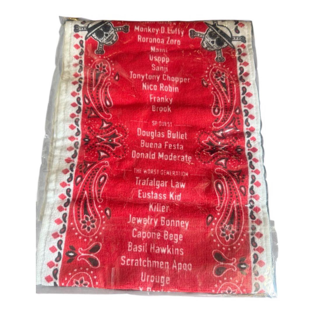 ONEPIECESTAMPEDEスポーツタオルストラップ マステ缶バッチセット