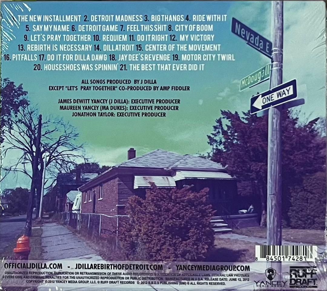 REBIRTH OF DETROIT J DILLA JAY DEE 未開封CD