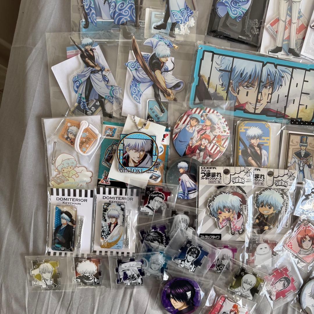 銀魂 坂田銀時 アクリルスタンド 缶バッジ グッズ まとめ売り