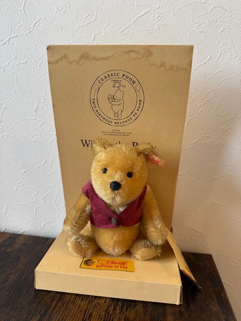 シュタイフ　くまのプーさん　ぷーさん　2001 ディズニー　テディベア