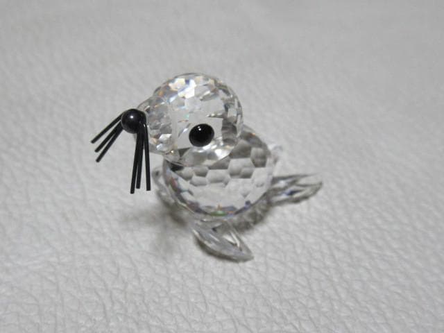 未使用 2000年廃盤品◆スワロフスキー『アザラシの赤ちゃん』012530