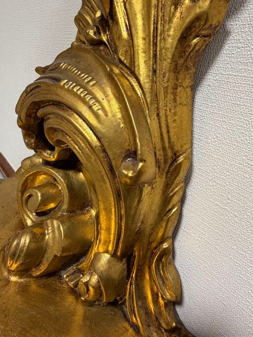 西洋アンティーク コンソール テーブル 金彩装飾 ドレッサー 台