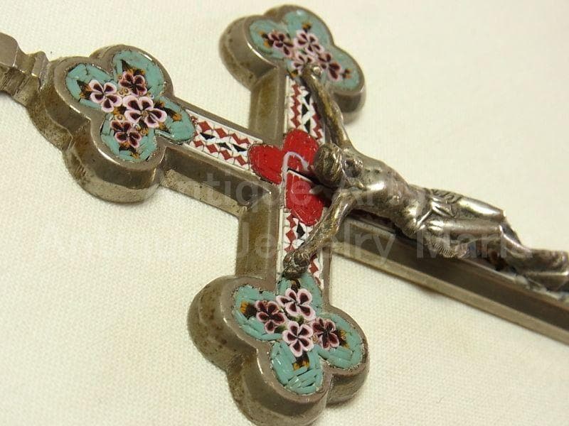 c1536イタリア マイクロモザイクタイル クロス 《大型サイズ（M）》