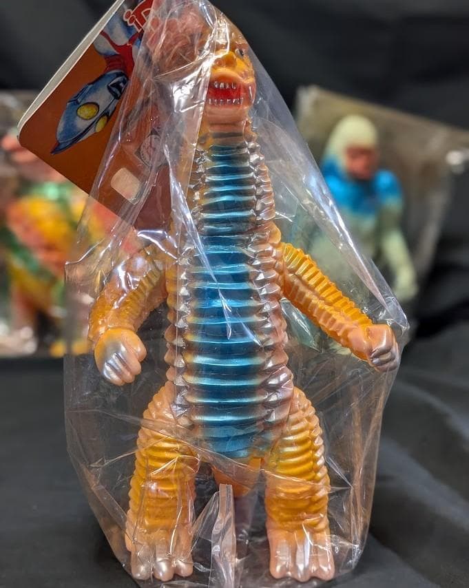 ギガス＆ドラコ＆レッドキング（ブルマァク復刻）ソフビフィギュア未開封３体セット