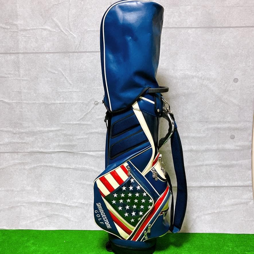 BRIDGESTONE ゴルフキャディバッグ 10型 スタンド式 メジャーモデル