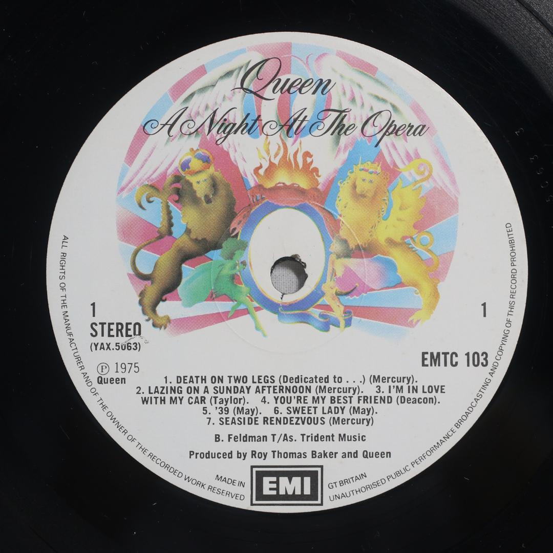 英LP Queen A Night at the Opera UKオリジナル盤