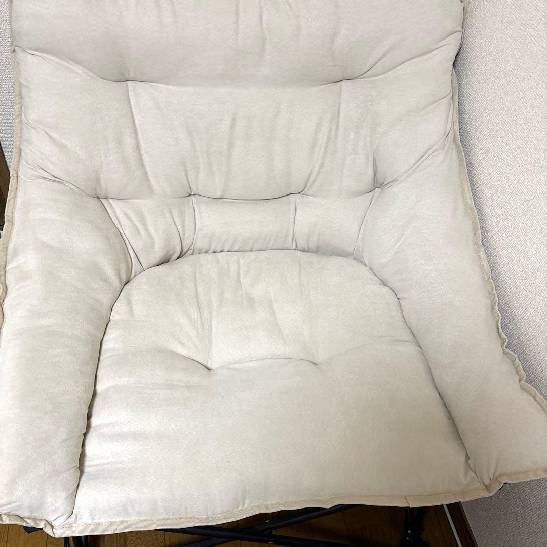 ニトリ　バタフライチェア　ワイド　折りたたみスツール　オットマン　セット