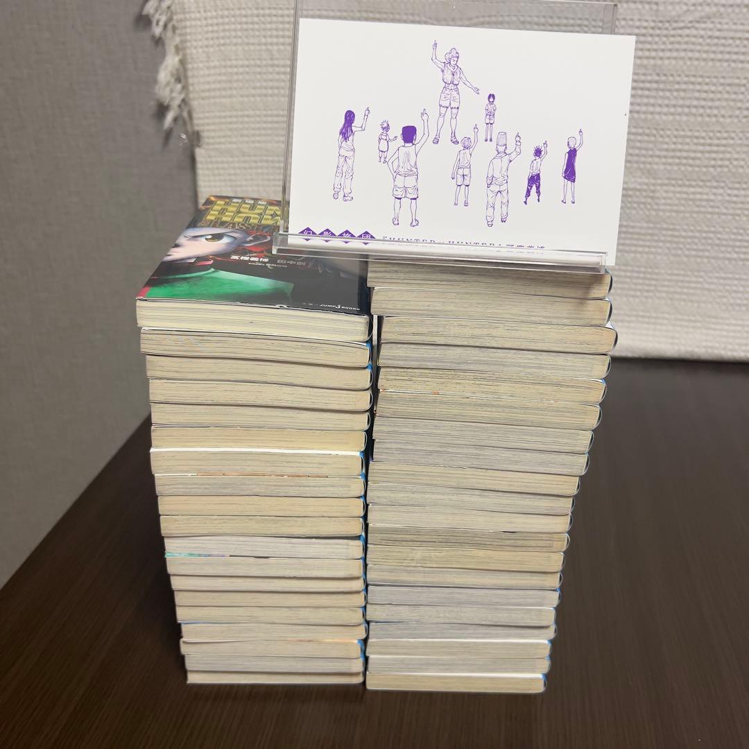 HUNTER×HUNTER 全38巻セット＋劇場版ノベライズ＋幻影旅団カード付き