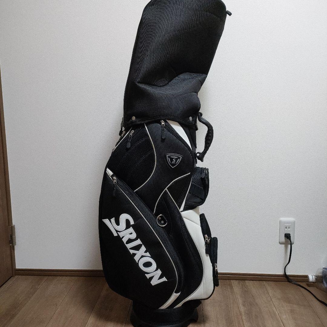 Srixon メンズ キャディバッグ 黒白