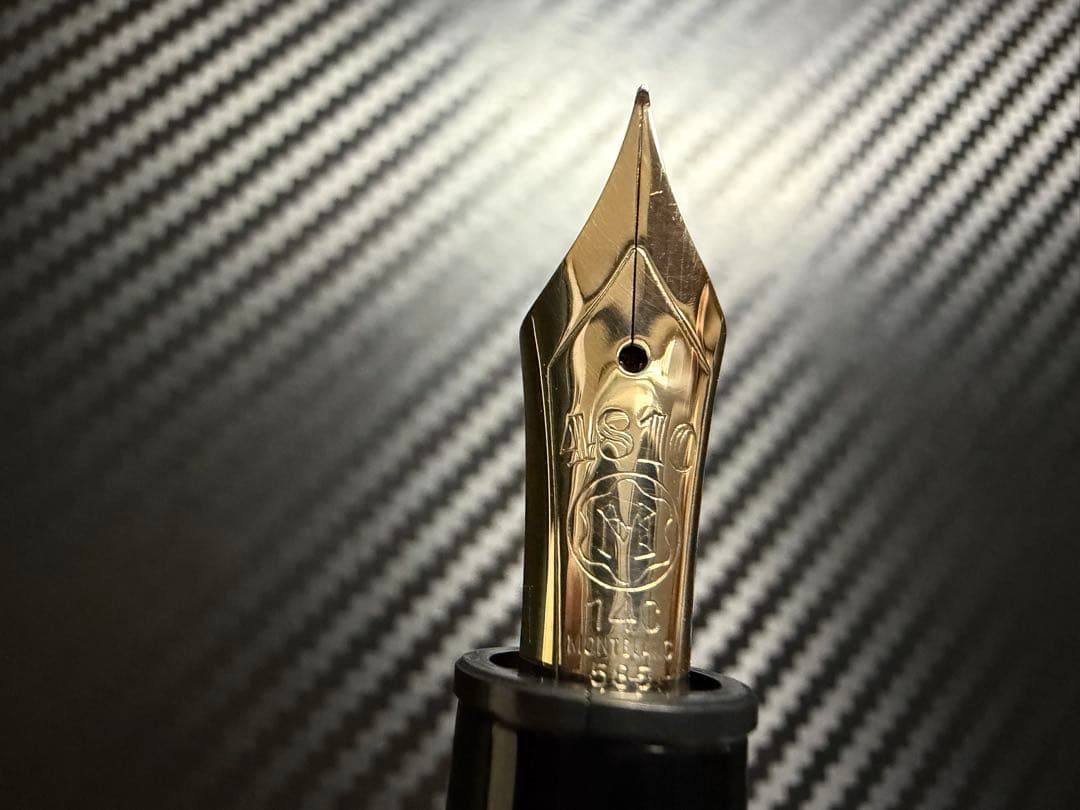 モンブラン マイスターシュテュック 146 14C 全金 EF 極細字 万年筆