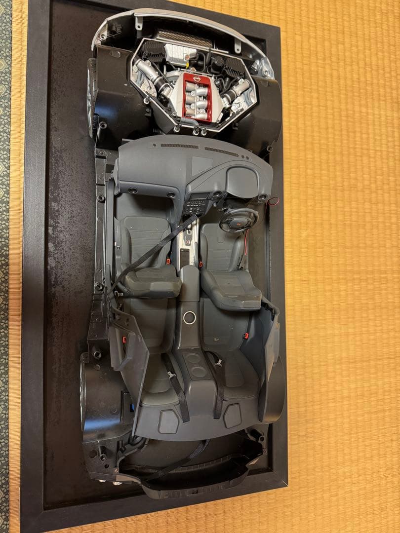 日産 NISSAN GT-R シルバー ディアゴスティーニ　ジャンク品