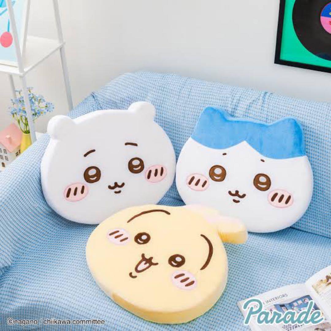 【新品未開封】【14点セット】ちいかわ低反発クッション全3種ハチワレうさぎ
