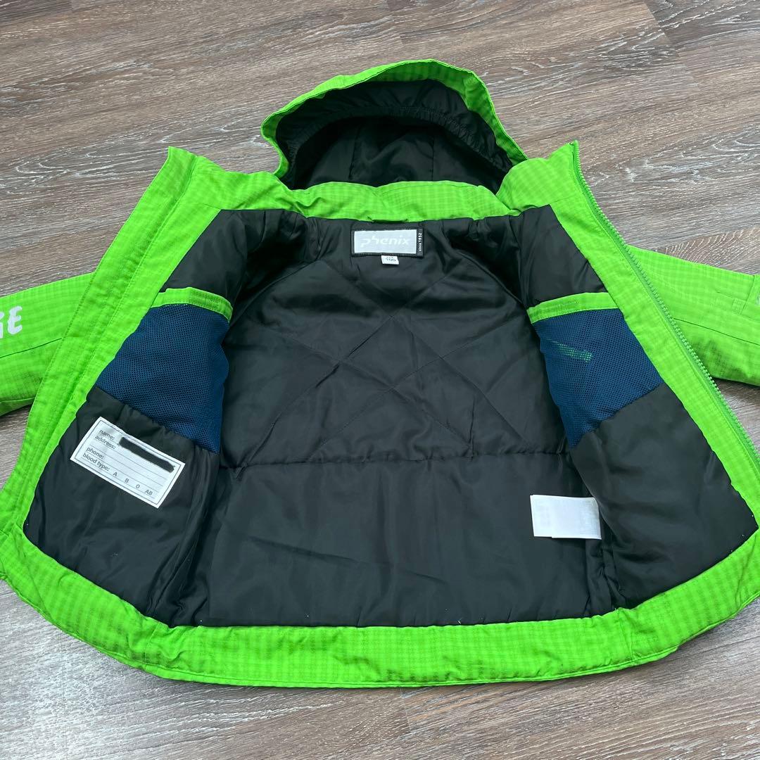 phenixフェニックス 100 美品　スキーウェア　上下　セットアップ　男の子