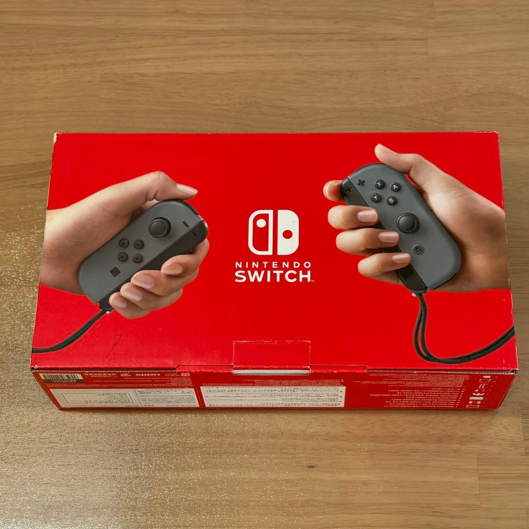 7-091 Switch 本体 バッテリー強化版 グレー 箱付き