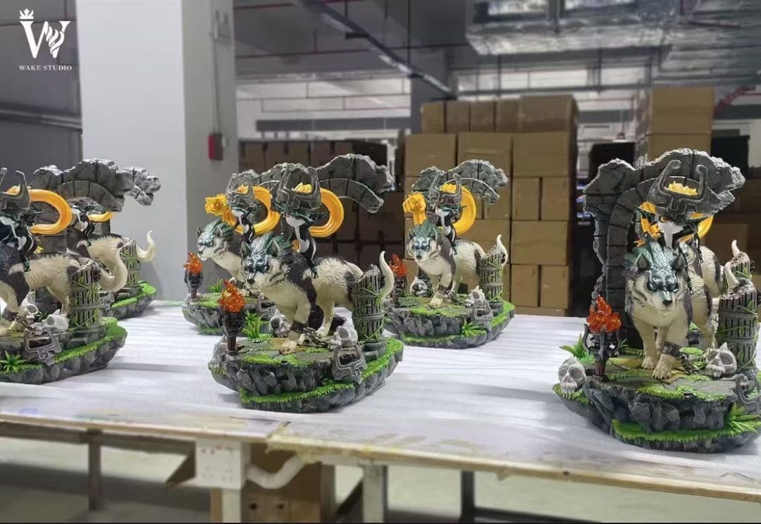 ゼルダの伝説 Wake-STUDIO リンク ミドナ フィギュア