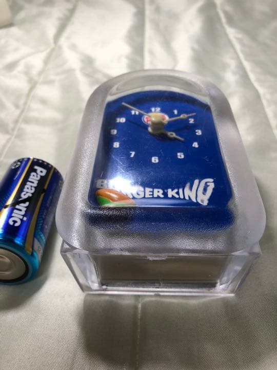 激レア　バーガーキング  置き時計　レトロ