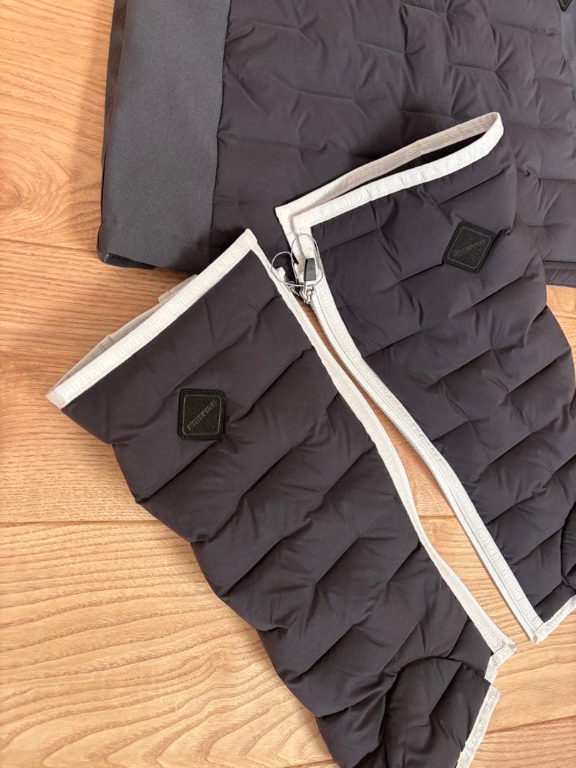 ハイブリッドダウンスカート　グレーS レッグウォーマー　セット　2025モデル