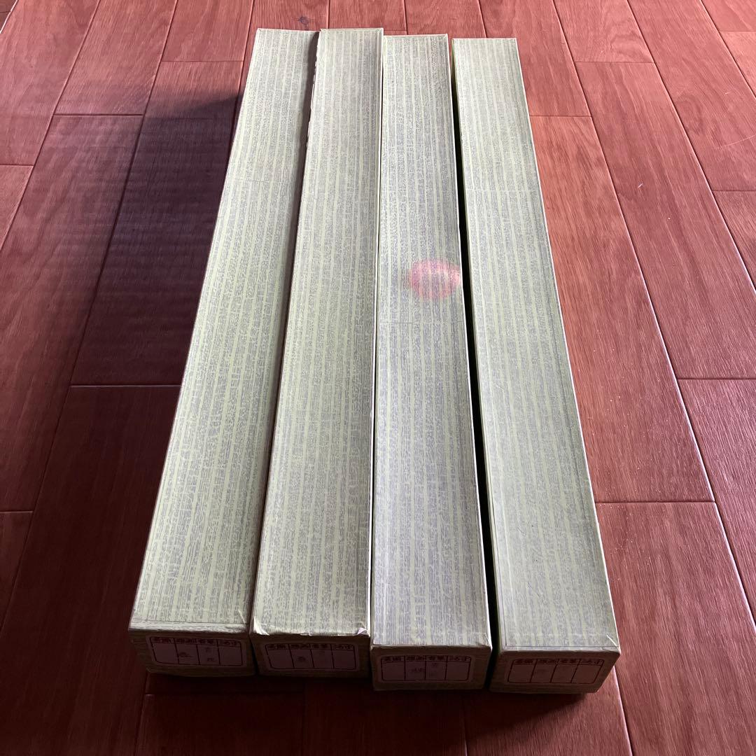 掛軸・青花・春夏秋冬4点セット